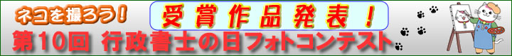 行政書士の日フォトコンテスト